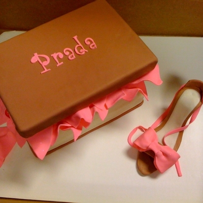 Shoe Cake Box