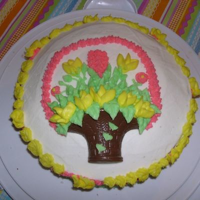 Flower Basket Cake