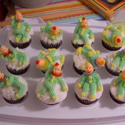 Clown Cupcakes