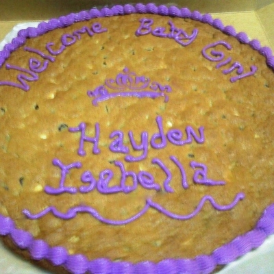 Baby Shower Cookie Cake