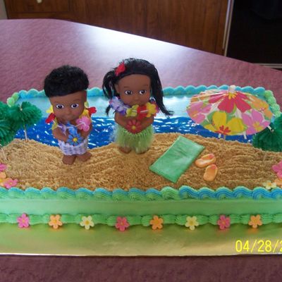 Luau Cake