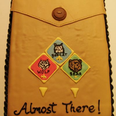 Cub Scout Uniform Cake