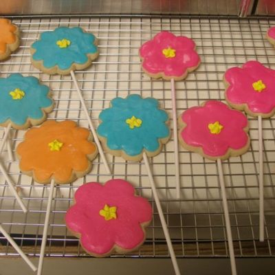 Individual Flower Cookies