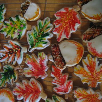 Autumn Cookies, Acorns And Leaves!