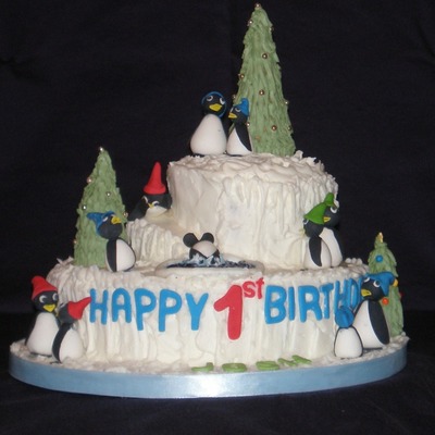 Penguin Cake