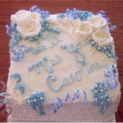 Italian Cream Retirement Cake