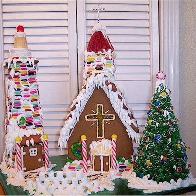 Gingerbread Chapel And Lighthouse