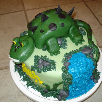 Dinosaur Birthday Cake
