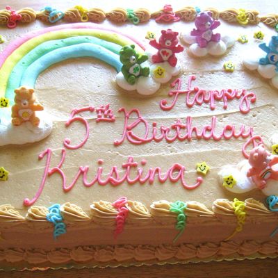 Care Bears 1/2 Sheet Cake