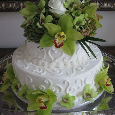 Scroll Wedding Cake