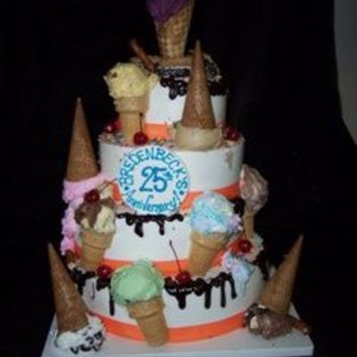 Fake Ice Cream Cake