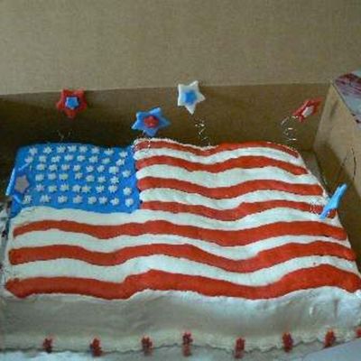 Flag Cake