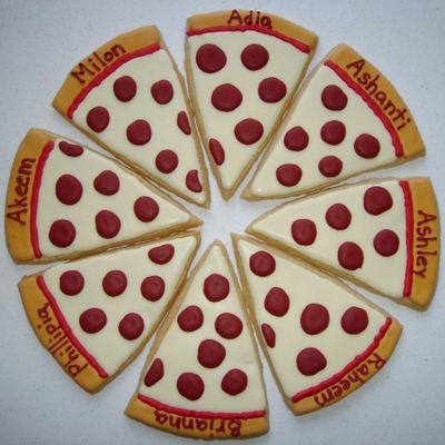 Pizza Slice Cookies