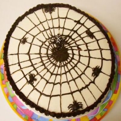 Spider Web Cake