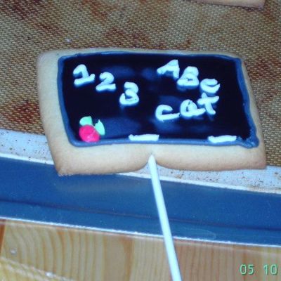 Another Picture Of Chalkboard Cookies
