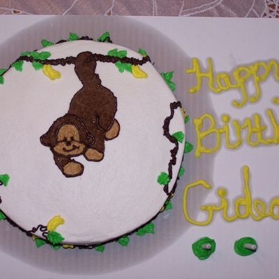 Monkey Birthday Cake