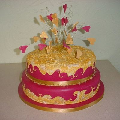 2 Tier Birthday Cake