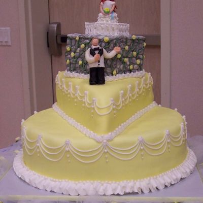 Romeo & Juliet Inspired Wedding Cake