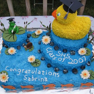 Duck Grad Cake