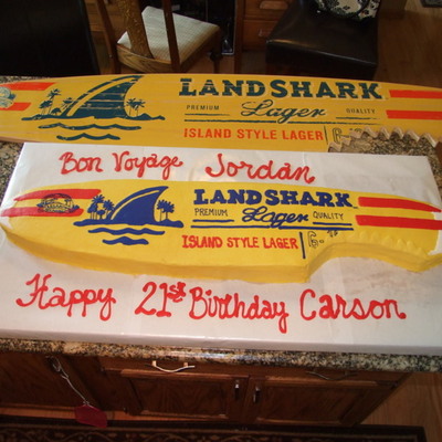 Landshark Surf Board