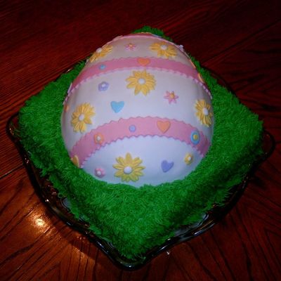 Easter Egg In Grass