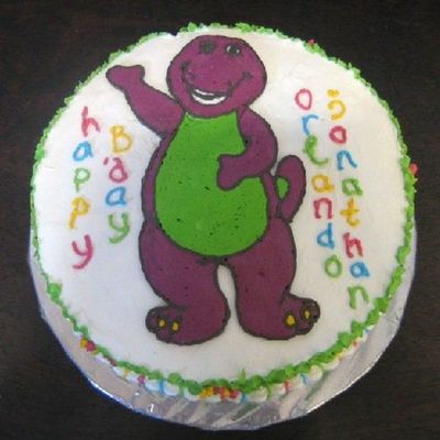 Barney Birthday Cake