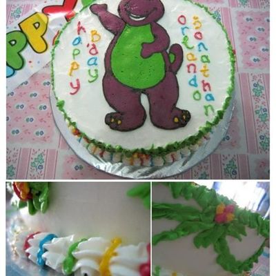 Barney Birthday Cake2