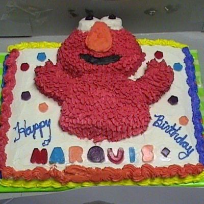 Elmo Cake
