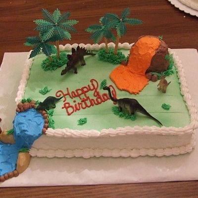 Dinosaur Theme Cake