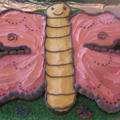 Butterfly Cupcake-Cake