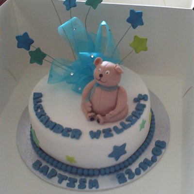Alexanders Baptism Cake
