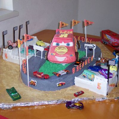 Mcqueen And Race Track