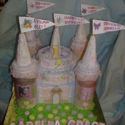 Princess Castle Cake