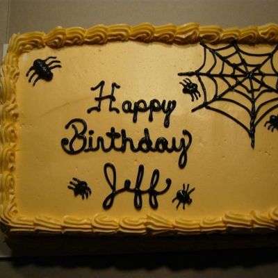 Jeff's Halloween Birthday Cake
