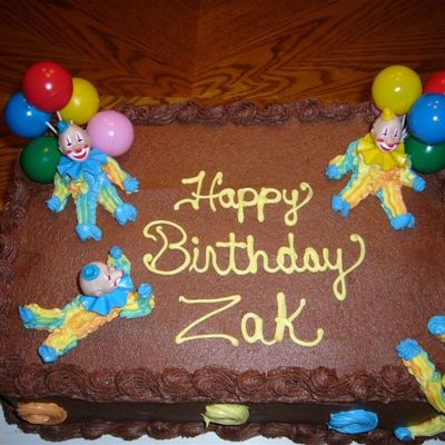 Clown Birthday Cake