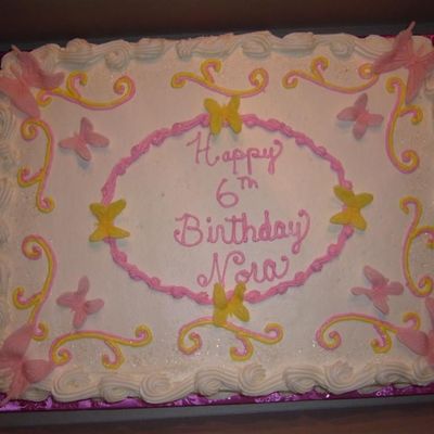 Butterfly Birthday Cake