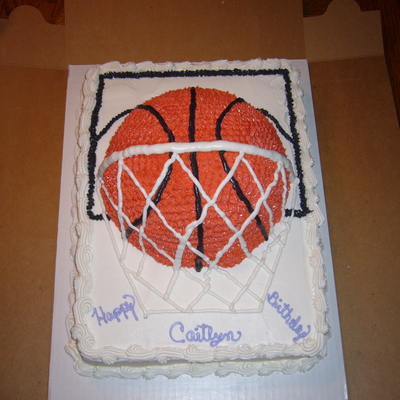 Basketball Birthday Cake