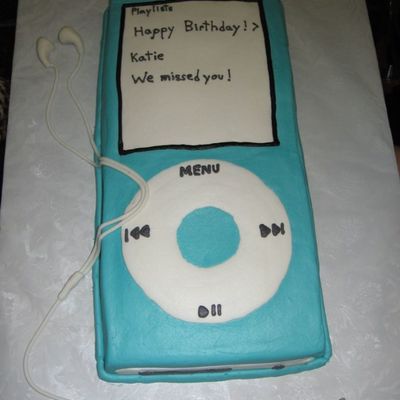 Ipod Nano Birthday Cake