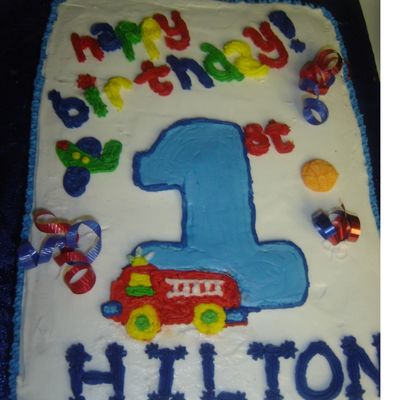Baby's 1St B-Day Cake
