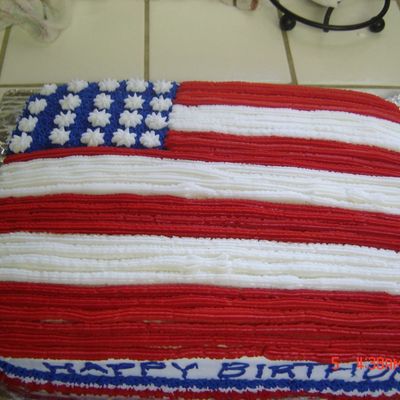 4Th Of July Cake/birthday Cake