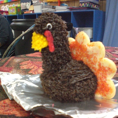 Thanksgiving Mini Turkey Cakes