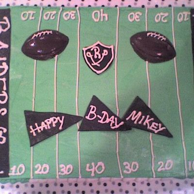 Raiders Birthday Cake