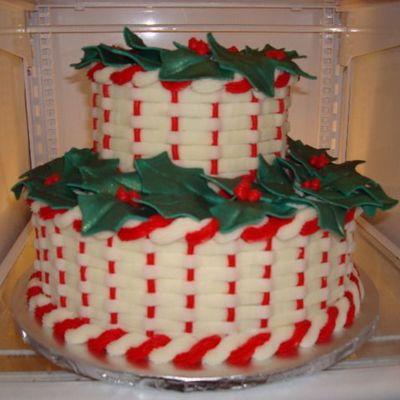 Christmas Basket Weave
