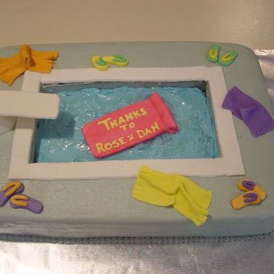 Labor Day Pool Cake