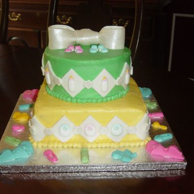 Jana & Jason's Baby Shower Cake