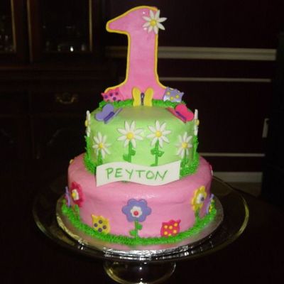 Peyton's 1St Birthday Cake