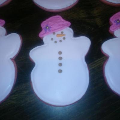 Pink Snowman