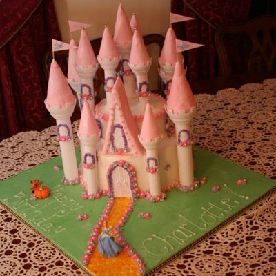 Cinderella Castle Cake
