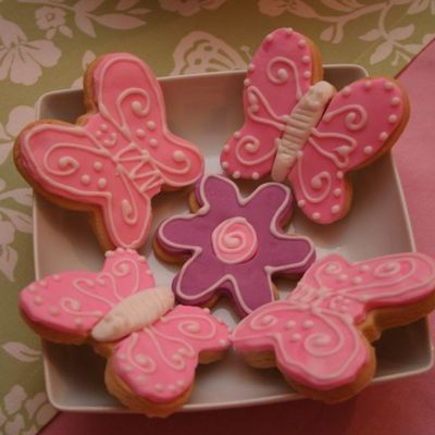 Butterflies And Flowers