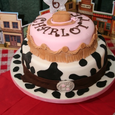 Wild West Cowgirl Cake